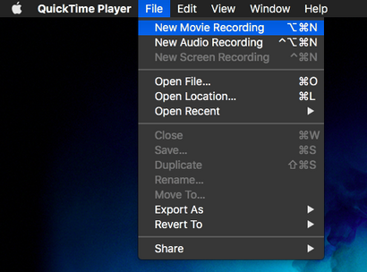 Comment faire appareil iOS screencasts avec QuickTime
