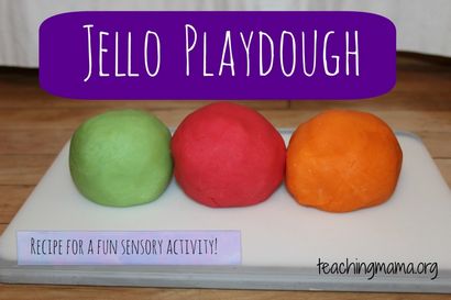 Comment faire Jello Playdough - L'enseignement Mama