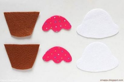 Comment faire Keychain Petit gâteau Felt - Bricolages simples