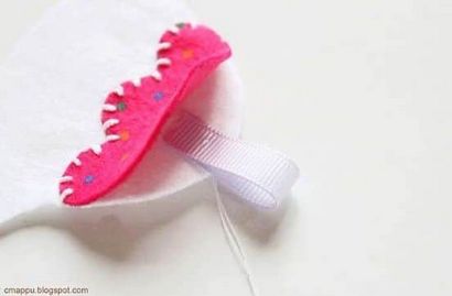 Comment faire Keychain Petit gâteau Felt - Bricolages simples