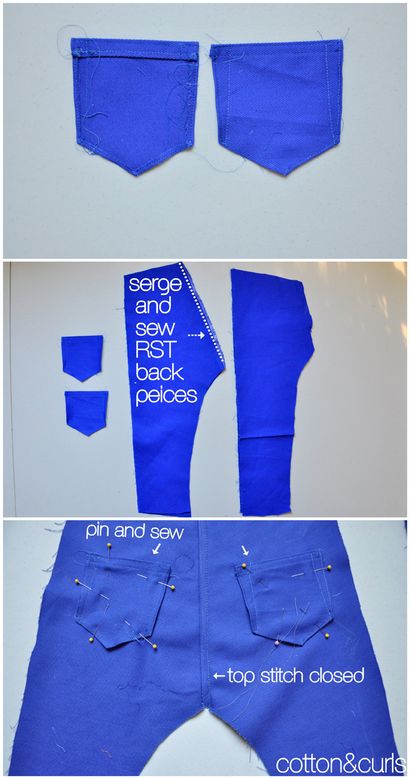 Comment faire des jeans pour enfants - jean slim bleu vif en particulier!