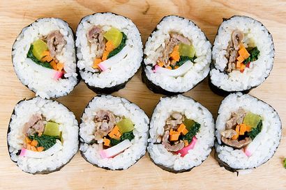 Comment faire Kimbap recettes, Eats graves