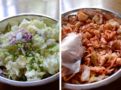 Comment faire Kimchi avec chou vert
