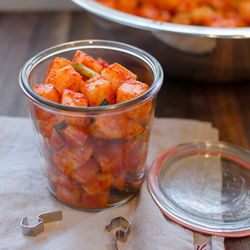 Comment faire Kimchi avec chou vert