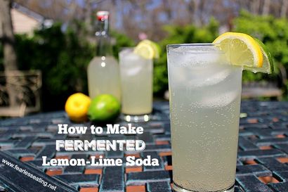 Wie man Lacto-fermentierte Lemon Lime Soda - Fearless Essen
