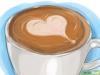Wie man Latte Art (mit Bildern)