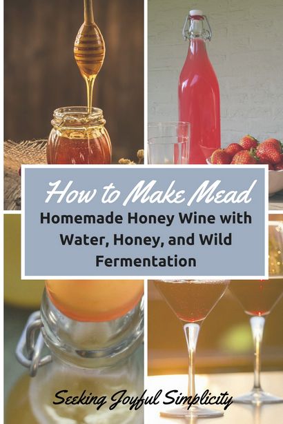 Wie Mead Make - Make Honigwein mit Wasser, Honig und wilder Fermentation