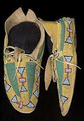 Wie man Moccasins- machen Native American Indian Moccasins- Verrücktes Crow Craft Fokus