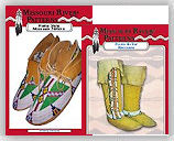 Wie man Moccasins- machen Native American Indian Moccasins- Verrücktes Crow Craft Fokus