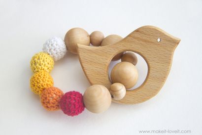 Comment faire en bois naturel - Silicone bébé Les jouets à mâcher, Make It et adore