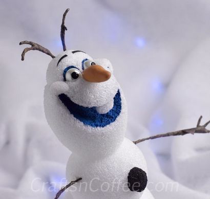 Comment faire Olaf le bonhomme de neige du film Frozen, artisanat - n Café