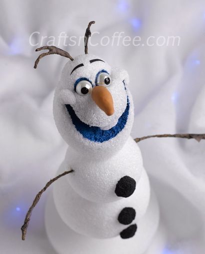 Comment faire Olaf le bonhomme de neige du film Frozen, artisanat - n Café