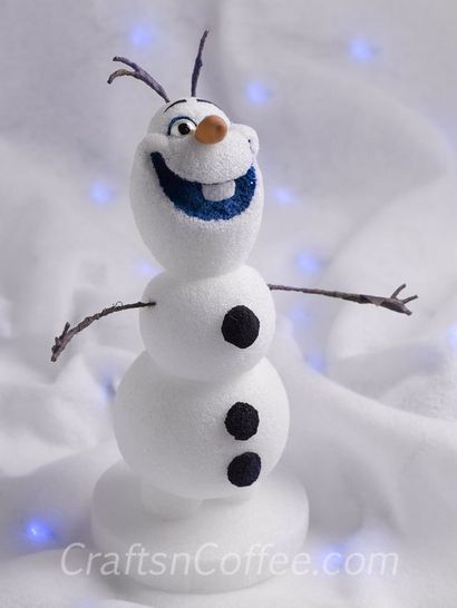 Comment faire Olaf le bonhomme de neige du film Frozen, artisanat - n Café