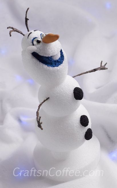 Comment faire Olaf le bonhomme de neige du film Frozen, artisanat - n Café