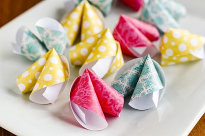Comment faire du papier Origami Fortune Cookies, Unsophisticook