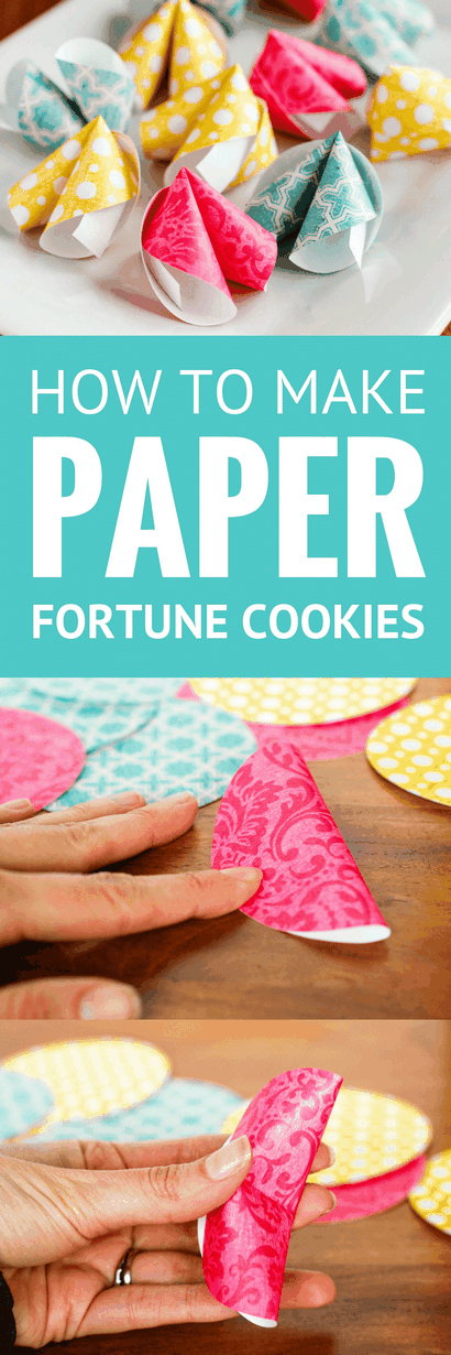 Comment faire du papier Origami Fortune Cookies, Unsophisticook