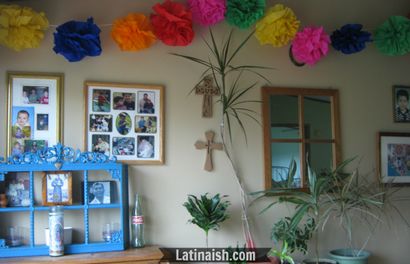 Wie man Papier Fiesta Blumen Für Hängen, Latinaish