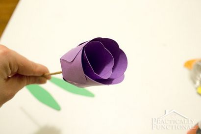 Wie man Papierblumen 3D Paper Tulpen