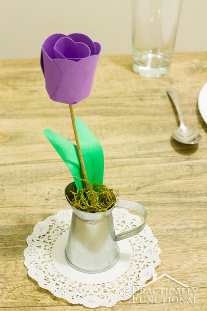 Comment faire du papier Fleurs tulipes en papier 3D