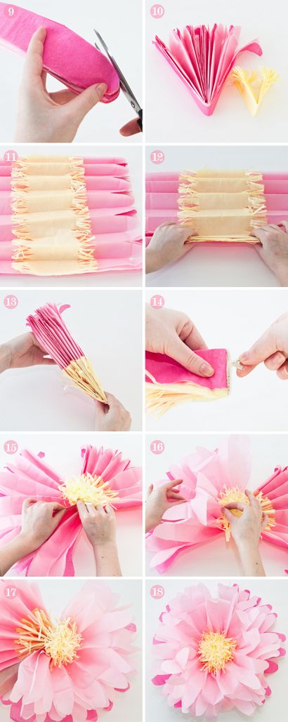 Wie man Papierblumen - Design Jeden Tag