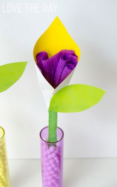 Comment faire des fleurs de papier GRATUIT imprimable - Tutorial