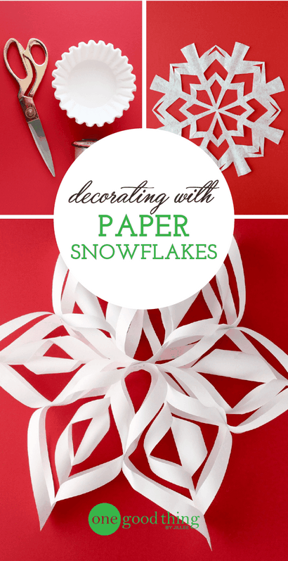 Comment faire Snowflakes Paper - 2 façons différentes - Une bonne chose par Jillee
