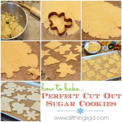 Comment faire une coupe parfaite Out Sugar Cookies - All Things G - D