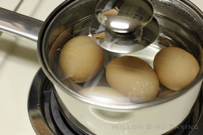 Wie man Perfect, Easy-to-Peel gekochte Eier - Willow Vogel Baking