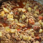 Comment faire Saute boeuf Picadillo- au sol avec pommes de terre et carottes - asiatiques en Amérique