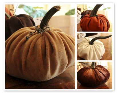 Comment faire en peluche Velvet Pumpkins - New Maison New Home