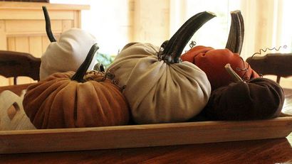 Comment faire en peluche Velvet Pumpkins - New Maison New Home