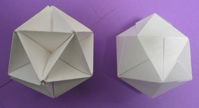 Comment faire polyèdres avec cartes de visite