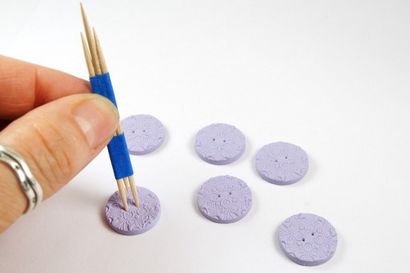 Comment faire des boutons d'argile polymère - L'arbre bleu bouteille