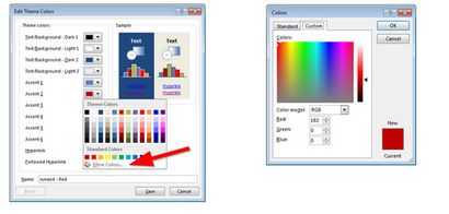 Comment faire Thèmes PowerPoint avec une palette de couleurs personnalisée