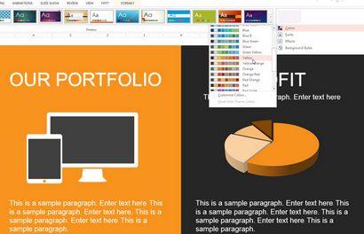 Comment faire Thèmes PowerPoint avec une palette de couleurs personnalisée