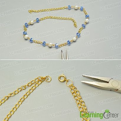 Wie recht handgemachte Glasperlen-Ketten-Halskette Make