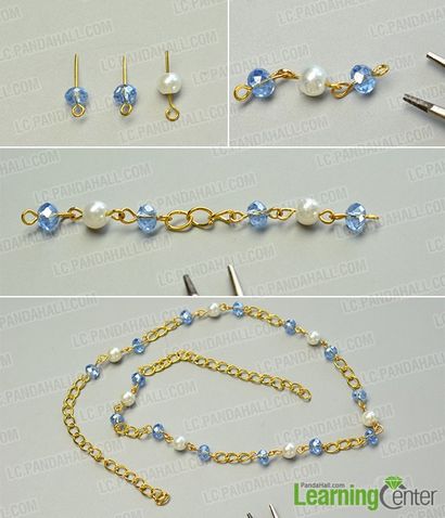 Wie recht handgemachte Glasperlen-Ketten-Halskette Make