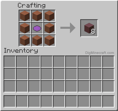 Comment faire en terre cuite Violet Minecraft