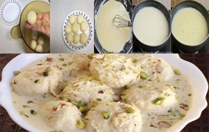 Comment faire Rasmalai rapidement avec du lait et des œufs à la maison