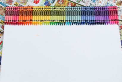 Comment faire arc-en-Fondu Art Crayon