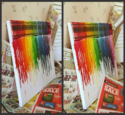 Comment faire arc-en-Fondu Art Crayon