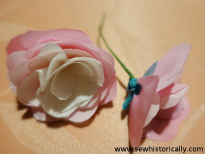 Wie reale Silk Blumen Rosen Make - Tutorial Teil 1, Nähen historisch