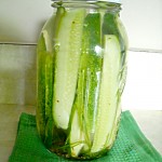 Wie man Kühlschrank Dill Pickles - Mehl On My Face