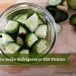 Wie machen Kühlschrank Knoblauch Dill Pickles-Flour On My Face