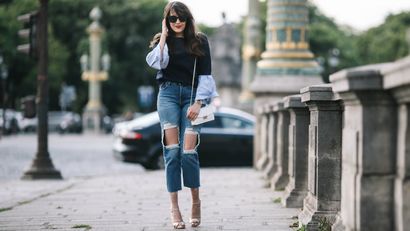 Wie man Jeans Stellen in 5 Stufen, StyleCaster Ripped