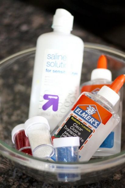 Comment faire Saline Solution Slime Recette pour Kid - Science s