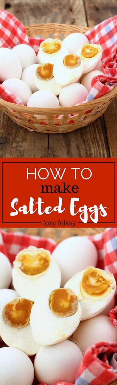 Comment faire des oeufs salés, Foxy Folksy