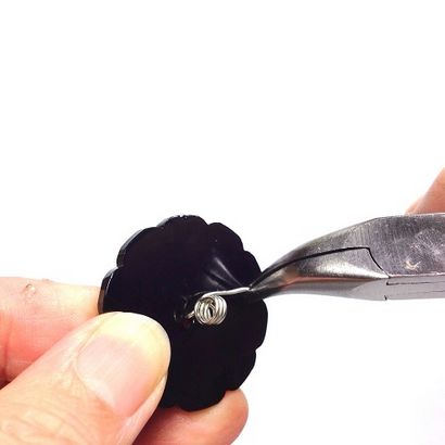 Comment faire des bagues écharpe de boutons et ~ Le Porte-clefs perlage Gem Journal s