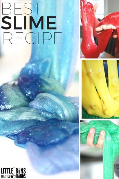 Comment faire Slime Recettes avec Elmers colle pour la science enfants