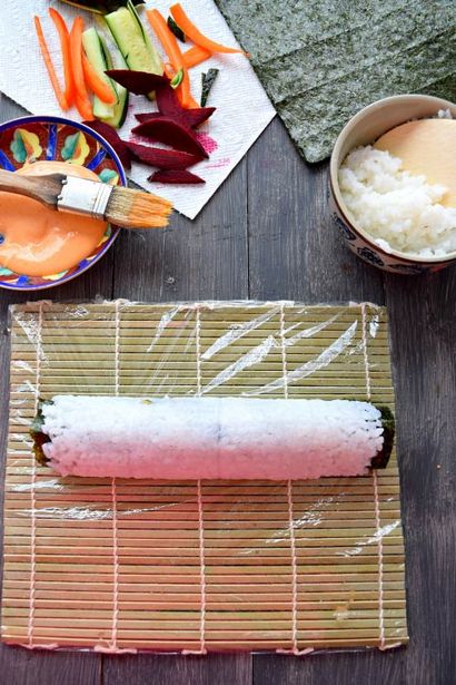 Comment faire Spicy Mayo Sushi de légumes, Naive cuisiniers Cook (faire) Comment faire Spicy Sushi légumes Mayo, Naive cuisiniers Faire cuire